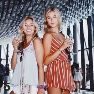 Princess Polly pinstripe romper